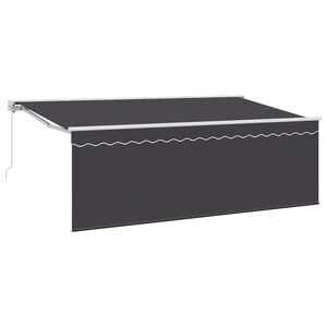 vidaXL Retractable Awning Cream 350 x 200 cm Polyester and Aluminium