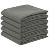 vidaXL Table Cloth 5 pcs Round Light Grey &Oslash; 140 cm