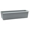 vidaXL Flower Boxes for Euro Pallets 12 pcs Light grey Polypropylene