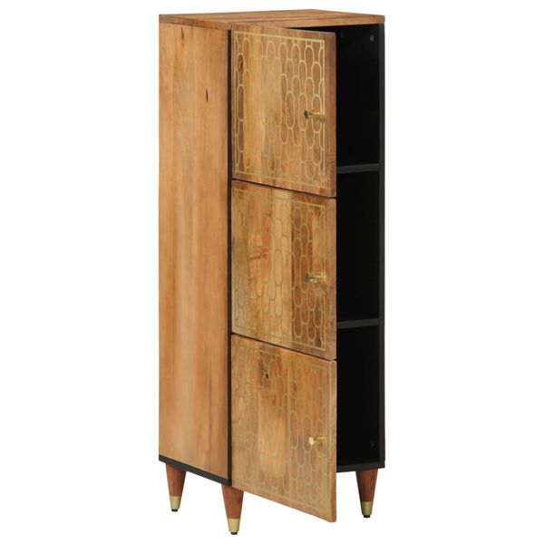 vidaXL Highboard 40x33x110 cm Solid Wood Mango
