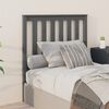vidaXL Bed Headboard Grey 96x6x101 cm Solid Wood Pine