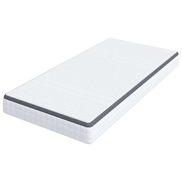 vidaXL Mattress White and Grey 90 x 190 cm Bonell Spring