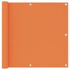 vidaXL Balcony Screen Orange 90x300 cm Oxford Fabric