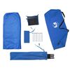 vidaXL Beach Tent Azure Blue Waterproof