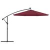 vidaXL Replacement Fabric for Cantilever Umbrella Bordeaux Red 350 cm