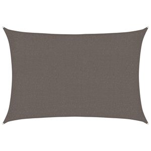 vidaXL Sunshade Sail 160 g/m&sup2; Anthracite 2x3 m HDPE