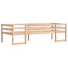 vidaXL Kids' Bed Frame without Mattress 90x190 cm Single Solid Wood Pine