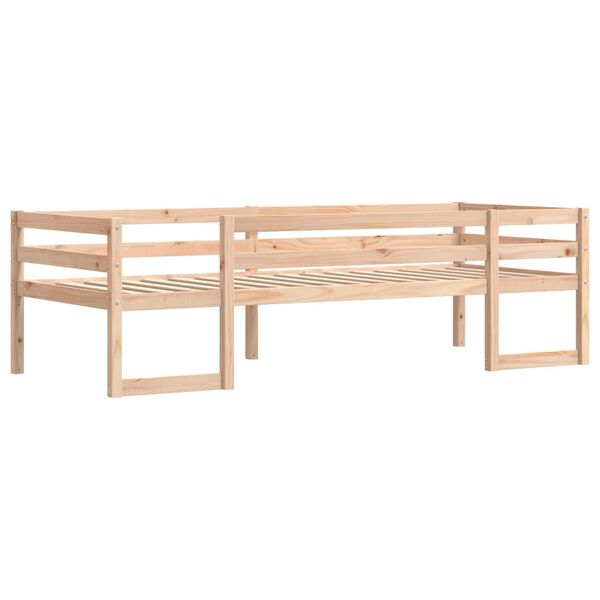 vidaXL Kids' Bed Frame without Mattress 90x190 cm Single Solid Wood Pine