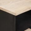 vidaXL Bedside Cabinet White 40 x 33 x 46 cm Solid Mango Wood