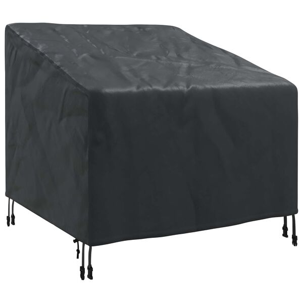 vidaXL Garden Chair Cover Black 90 x 90 x 50 / 75 cm 210D Oxford Fbric