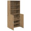 vidaXL Highboard Artisan Oak 80 x 42.5 x 185 cm Engineered Wood
