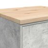 vidaXL Garage Storage Cabinet Concrete Grey 60x51x85 cm Solid Wood Pine