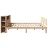 vidaXL Bookcase Bed without Mattress 200x200cm Solid Wood Pine