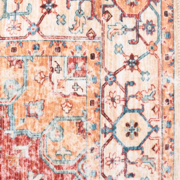 vidaXL Printed Rug Washable Foldable Multicolour 140x200 cm Polyester