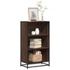 vidaXL Book Cabinet Brown Oak 60x35x107.5 cm Engineered Wood
