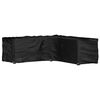vidaXL L-Shaped Garden Furniture Cover 16 Eyelets 285x285x90 cm