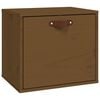vidaXL Wall Cabinet | Honey brown | Solid pine wood, engineered wood | Medium