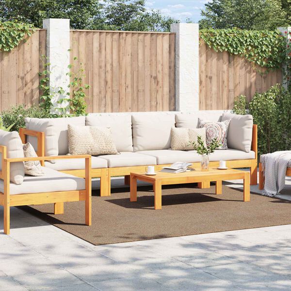 vidaXL Area Rugs Square Natural 240 x 240 cm