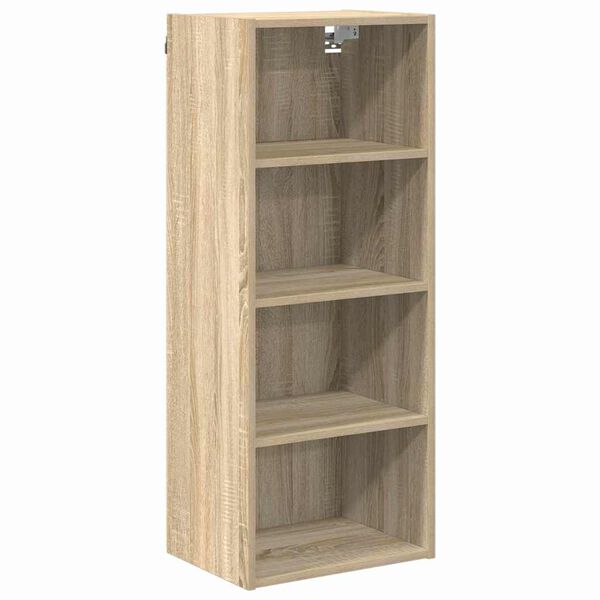 vidaXL Hanging Cabinet Sonoma Oak 40 x 29.5 x 100 cm Engineered Wood