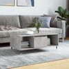 vidaXL Coffee Table Concrete Grey 90x50x36.5 cm Engineered Wood