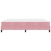vidaXL Box Spring Bed with Mattress Pink 180 x 220 cm Fabric