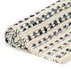 vidaXL Rug Denim Wool 120x170 cm Blue/White
