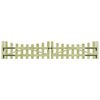 vidaXL Garden Gates 2 pcs Impregnated Pinewood 150x60 cm
