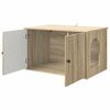 vidaXL Cat House Sonoma 85 x 55 x 50.5 cm Engineered Wood