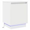 vidaXL Bedside Cabinet 2 pcs White 39 x 34.5 x 50 cm Engineered wood