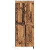 vidaXL Highboard 2 pcs Old Wood Engineered Wood
