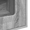 vidaXL Cat House Grey Sonoma 53 x 52 x 62 cm Engineered Wood