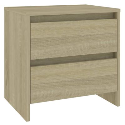 vidaXL Bedside Cabinets 2 pcs Sonoma Oak 45x34.5x44.5 cm Engineered Wood