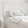 vidaXL Headboard with Headboard White 75 cm Engineered wood