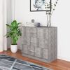 vidaXL Chest of Drawers Engineered Wood 71x35x68 cm Concrete