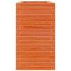 vidaXL Garden Planter Wax Brown 90x40x68.5 cm Solid Wood Pine