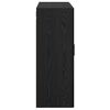 vidaXL Wall-Mounted Cabinet 2 pcs Black Oak 69.5 x 34 x 90 cm