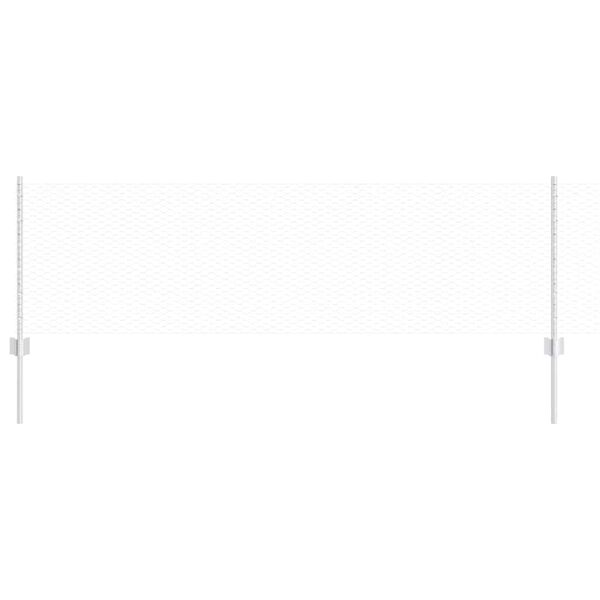 vidaXL Fence and Post Silver 0.6 x 50 m Steel