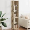 vidaXL Corner Cabinet Sonoma Oak 33x33x164,5 cm Engineered Wood