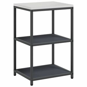 vidaXL Kitchen Storage with Shelf Anthracite 60 x 50 x 92 cm Steel