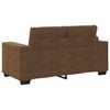 vidaXL Sofa 2 pcs Brown 221 x 80 x 80 cm Fabric