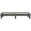 vidaXL Pull-out Day Bed without Mattress Grey 2x(80x200) cm