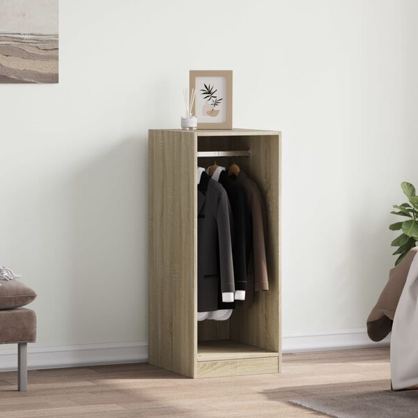vidaXL Wardrobe Sonoma Oak 48x41x102 cm Engineered Wood