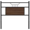 vidaXL Replace Headboard Brown Oak 75 cm Engineered Wood and Steel