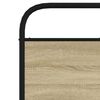 vidaXL Headboard Sonoma Oak 190 cm Steel and Engineered Wood