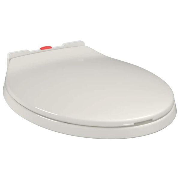 vidaXL Soft-Close Toilet Seat Quick Release Light Grey Oval