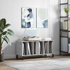 vidaXL Record Cabinet Concrete Grey 100x38x48 cm Engineered Wood