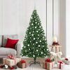 vidaXL Artificial Christmas Tree with 300 LEDs with Stand Green 180 cm