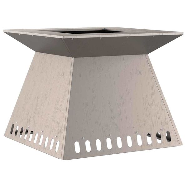 vidaXL Fire Pit Brown 60 x 60 x 50 cm Weathering Steel