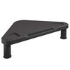 vidaXL Corner Monitor Stand Black 49x28x10,5 cm