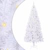 vidaXL Artificial Christmas Tree with Stand White 240 cm PVC and Steel